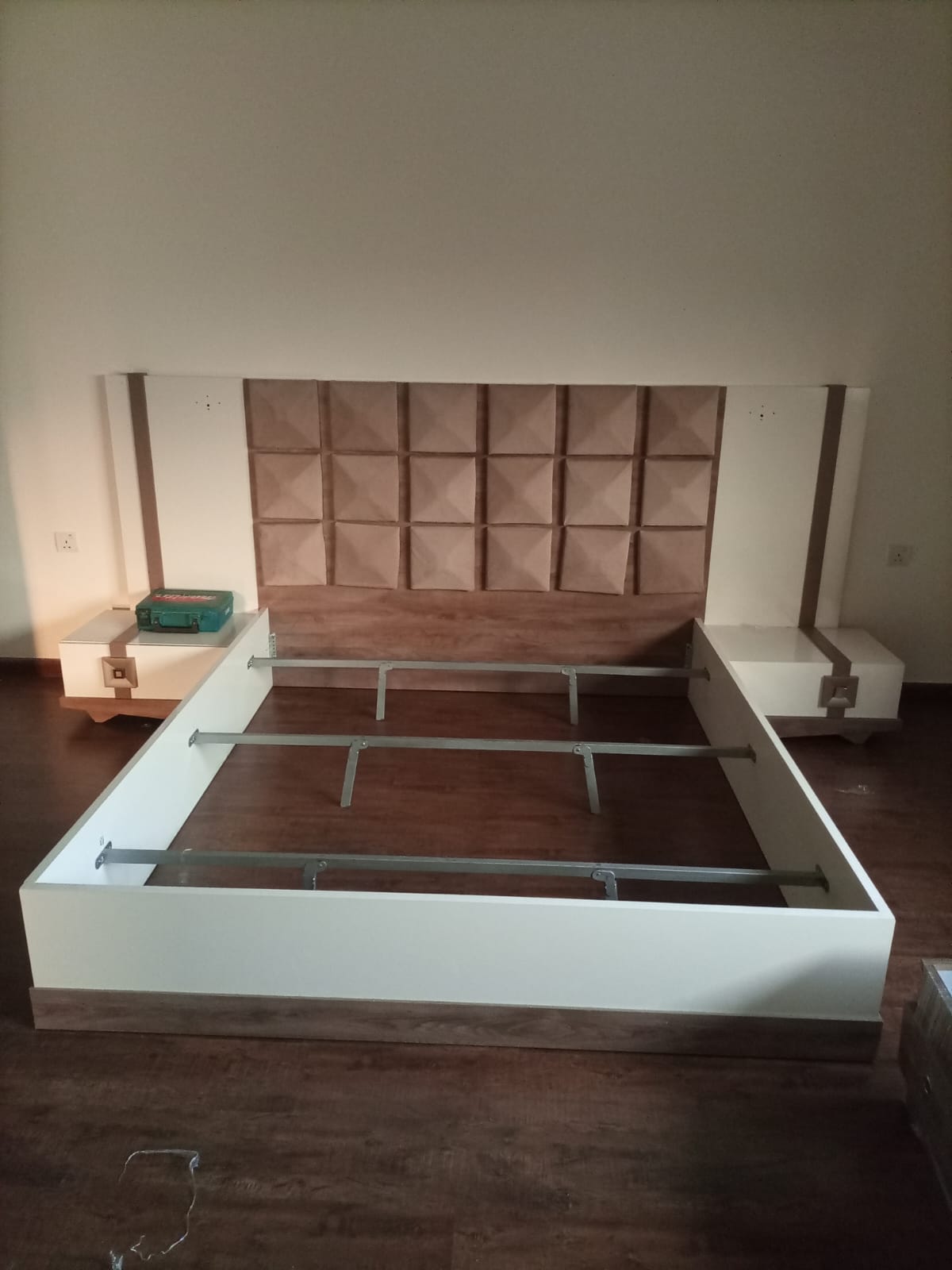 Custom wooden wardrobe built by expert carpentry services